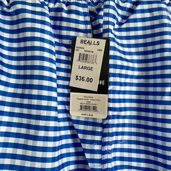 Southern Lure Swim Trunks Gingham Pattern NEW NWT - Picture 8 of 12